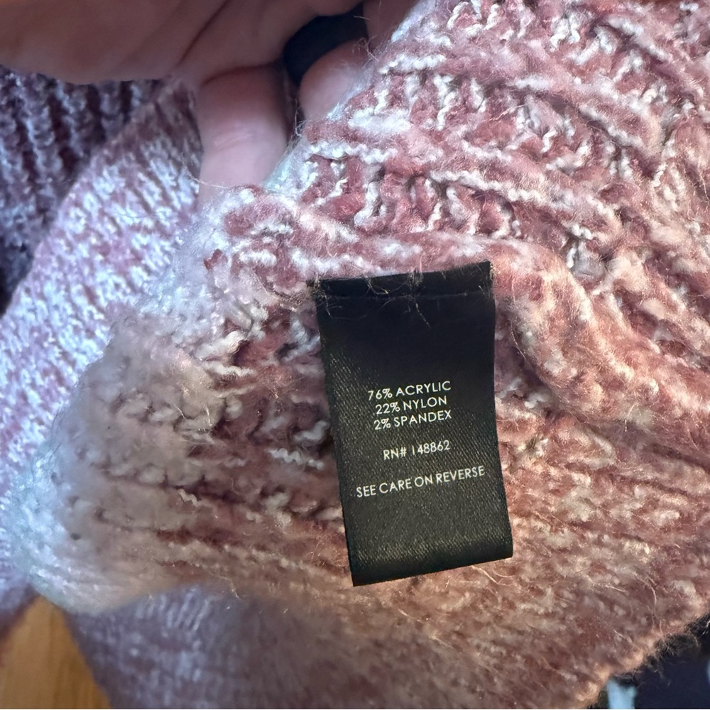 Torrid Women's Striped Sweater - Pink and Purple 4 - Picture 3 of 4